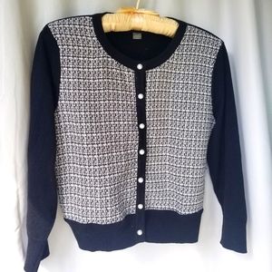 Cropped Sweater, Small, K. Lagerfeld